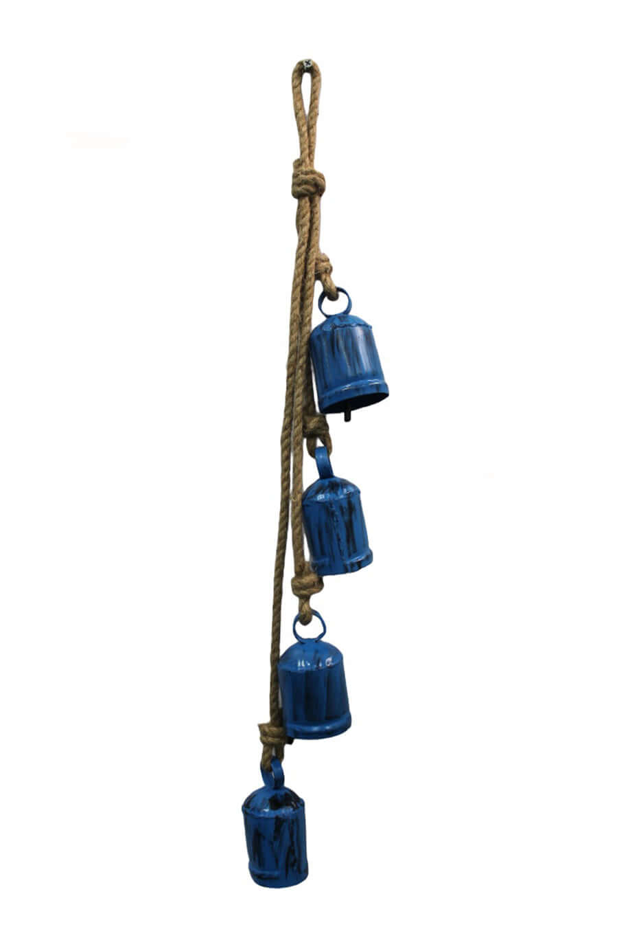 Antique Look Recycled Iron Cow Bells | Rustic Garden Chimes